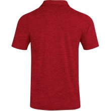 JAKO Sport/Freizeit Polo Premium Basics (Polyester-Stretch-Jersey) rot meliert Herren